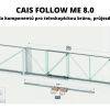 CAIS FOLLOW ME 8.0 - teleskopická samonosná posuvná brána do 8 m